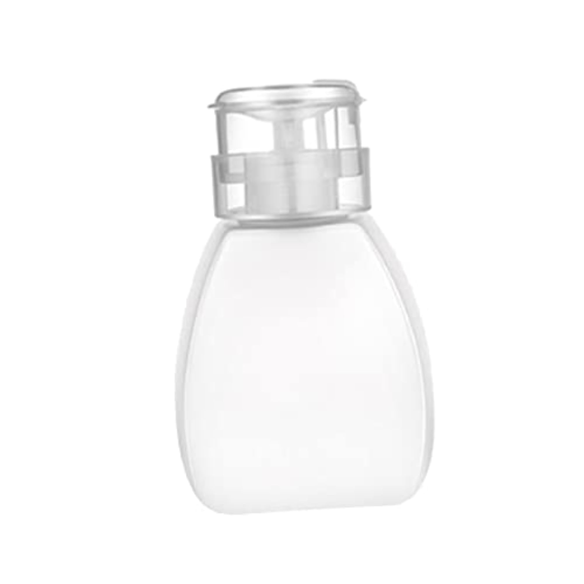 Nail Polish Remover Press Bottle for Makeup Remover, Clear