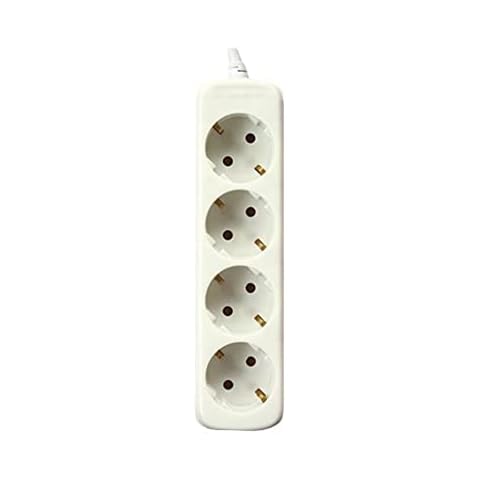 Regleta SILVER ELECTRONICS 9624 con 4 Salidas, 1,5m Cover