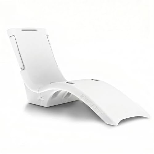 in Pool Lounge Chair, Use in Pools Up to 9-Inches Deep or Outside Patio