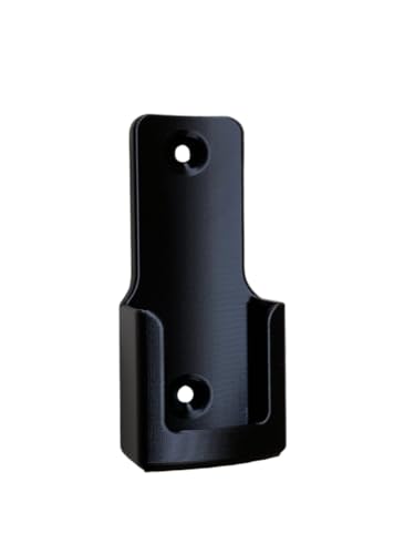 Makesus Ceiling Fan Remote Holder Wall Mount Bracket for Hampton Bay Universal Ceiling Fan Remote Control - Remote Not Included (1 Pk Black)