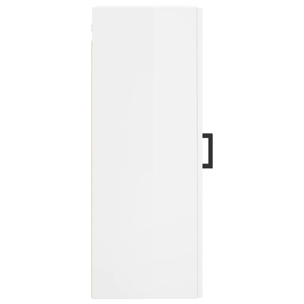 Elegancka szafka kuchenna o wysokim połysku, 34,5 x 34 x 90 cm, nowoczesny design, trwały materiał, wszechstronny, do salonu, sypialni, gabinetu