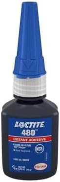 Loctite 480 Instant Adhesive 20g Rubber Toughened Shock and Peel Resistant Bonds Metal Plastic Rubber