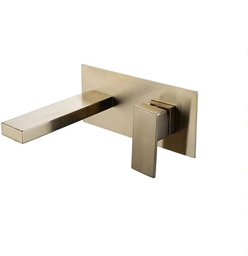 Robinets de baignoire muraux encastrés et mitigeur de lavabo salle de bains