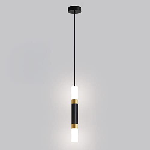 Modernt taklampa, LED-ljuskrona, 6W LED-lampa Pendellampa Sovrum Long Line Upphängningslampa Bar Counter Creative Fönster Tak Pendel Lampa Nordisk Pendel med ett huvud (Färg)