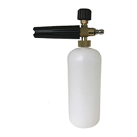Bulipu 1L Snow Foam Lance Pressure Washer With Sprayer Nozzle Sprayer Soap Dispenser Bottle with Adjustable Foam Nozzle Sprayer Cover