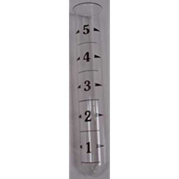 Ancient Graffiti Replacement Tube Rain Gauge Glass with Lip at Top 6