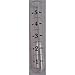 Ancient Graffiti Replacement Tube Rain Gauge Glass with Lip at Top 6" Tall
