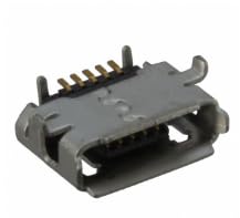 Pack of 5 0475890001 Connector Rcpt Micro USB AB 5P Surface Mount, Right Angle; Through Hole :RoHS, Cut Tape