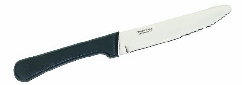 Crestware Round Tipped Plastic Handle Steak Knife, 4.875-Inch Blade-9-Inch, set of 12
