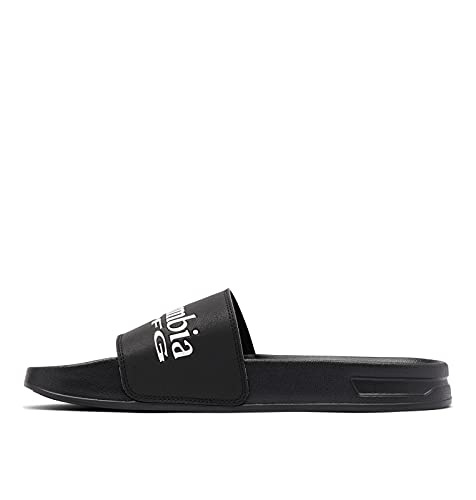 Columbia Men's Tidal Ray Pfg Slide, Black/White, 12 #TOP6
