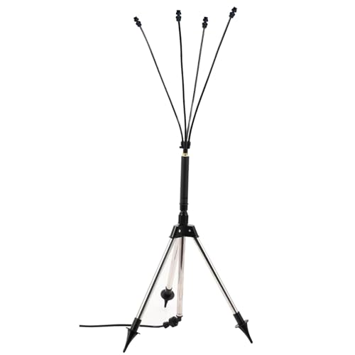 Atomizador para terraza exterior, atomizador de pie para terraza exterior, soporte portátil Mister, niebla de pie regulable en altura, de refrigeración de niebla para barbacoa, terraza,