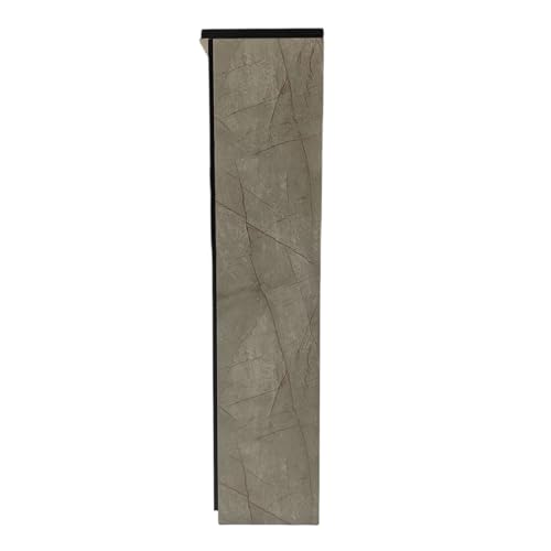 Image of Single Door Wardrobe for PGs,Hostels, Dormitory.1 Door Wardrobe with Lock Gujjubazar (Light caspio Marble)