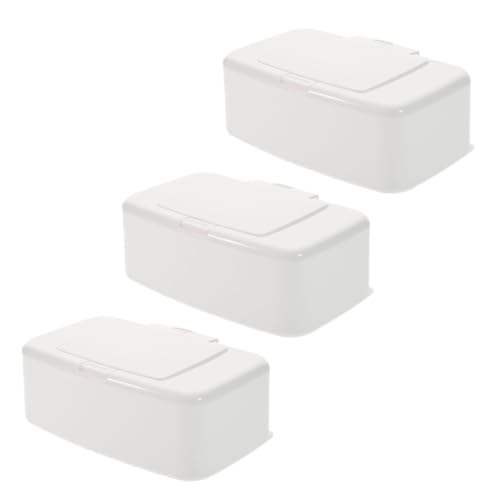Boîte de rangement lingettes humides bébé distributeur rechargeable blanc