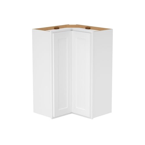 Image of Furinno Shaker Wall Easy Reach Kitchen Cabinet, Ready to Assemble, 12 D x 24 W x 36 H, White