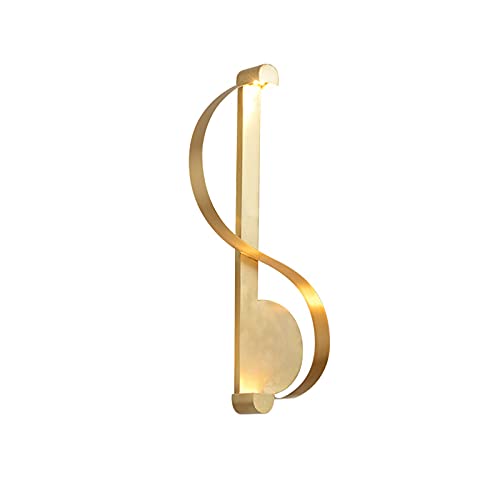 Applique murale luxe en cuivre doré LED luminaire chic AMUCK