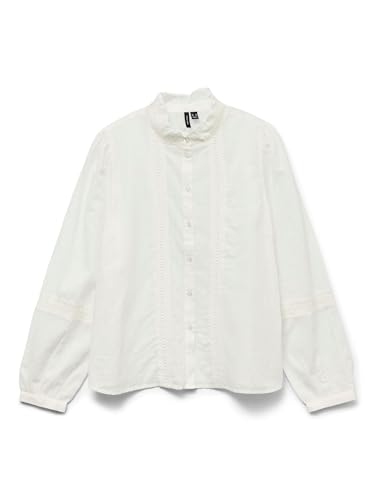 Vero Moda, Camicia, adulto, taglio largo, colletto mandarino, manica lunga