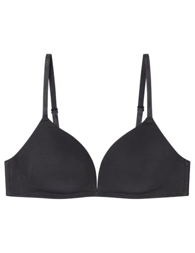 Women'secret Triangular Padded Bci Cotton Sujetador, Negro, 90C para Mujer Women'secret Triangular Padded Bci Cotton Sujetador, Negro, 90C para Mujer