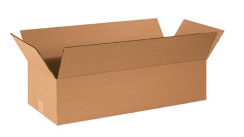 Image of Secure Seal - 24x10x6 Pack of 100 Corrugated Cardboard Packing Shipping Mailing Moving Carton Boxes