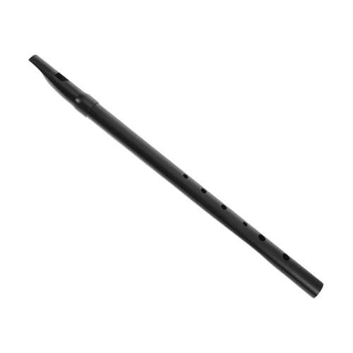 CIMAXIC アイリッシュホイッスル 楽器ブックマーク トランペットのブックマーク プロのフルート フィーダーフィーダー 小さな楽器フルート タンクフィーダー 針 金属 プラスチック Black