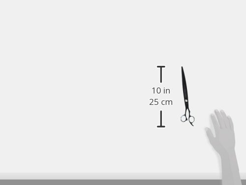 Geib GE9981 10 12 Black Pearl Shear Curved Scissors, 10-Inch