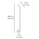 WENKO Wandhaltegriff Secura Weiß 64,5 cm