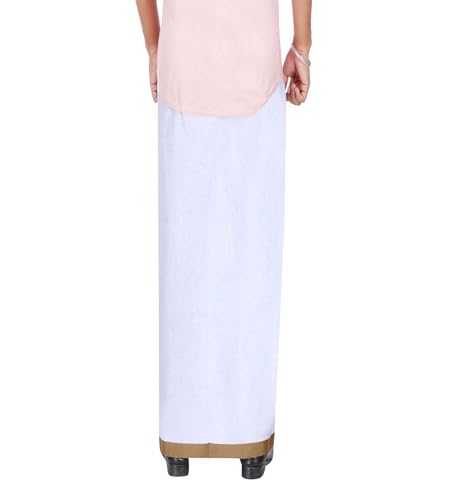 Cotton Dobby Design Border Dhotis Cotton Vesti Mundu Sarong Kerala Kasavu Border Dhoti2