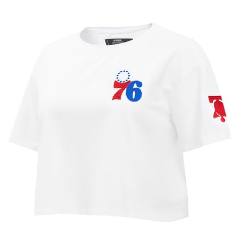 Camiseta de chenilla de algodón para mujer NBA Classic acabado premium 3