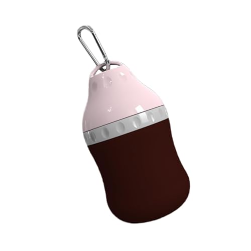 Botella de agua para perros   Hervidor portátil para mascotas, dispensador de agua de viaje | Botella de agua para mascotas con tracción de 400 ml con carabinador, recipiente de