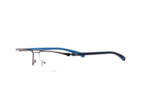 Image of 9860 Unisex Rectangle Half Rim Spectacle | Rectangle Shape Eyewear Frame | Modern Design | Everyday Fashion Accessory