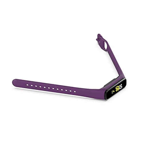 Image of Band Strap Belt with Buckle for Samsung Galaxy Fit E R375 Smart Band (Purple) (Note: Not Compatible to Any Other Models Except Samsung Fit E R375 Band) (Purple)