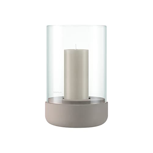 blomus | Windlicht | Calma | Beton/Glas Fungi | M |12x12x20cm | Indoor |