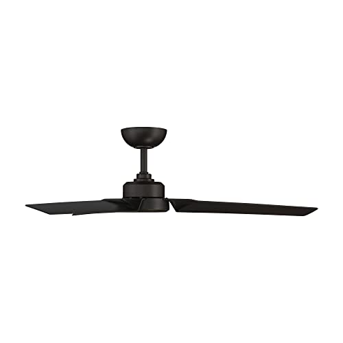 Roboto Smart Indoor And Outdoor 3-Blade Ceiling Fan 52In Oil Rubbed Bronze With Remote Control Works With Alexa, Google Assistant, Samsung Things, And Ios Or Android App #TOP2