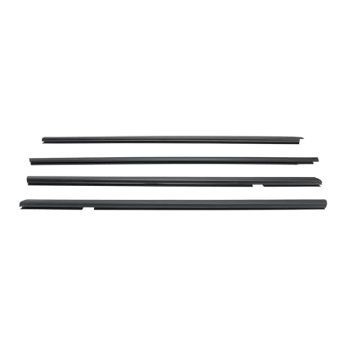 Image of Automotive Window Seals Compatible With Insight 2010 2011 2012 2013 2014 4pcs Car Outside Window Moulding Weatherstrip Seal Rubber Trim 72950TM8013