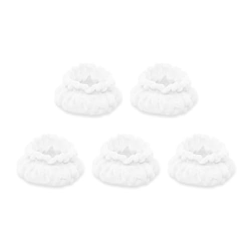 GOATCLEAN 5-Pack Microfiber Bonnet Cloths for Steam Cleaner Fabric Steamer
