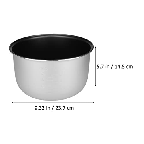 Cabilock Panela De Arroz Panela Interna Antiaderente Recipiente De Cozimento De Arroz Substituição D