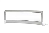 Fillikid Bettgitter für Standardbetten grau, Bettschutzgitter 150cm x 50cm, 100cm x 50cm, Kinderbettgitter, Babybettgitter, Gitter Kinderbett, Fallschutz klappbar, Größe:150 x 50 cm
