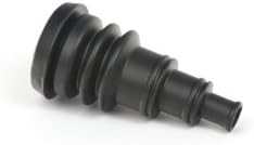 Daystar, Universal Firewall Boot, Single, Accommodates 3/8" to 1" Diameter Wire Bundles, fits any vehicle that needs a wire loom, KU20040BK, Made in America , Black