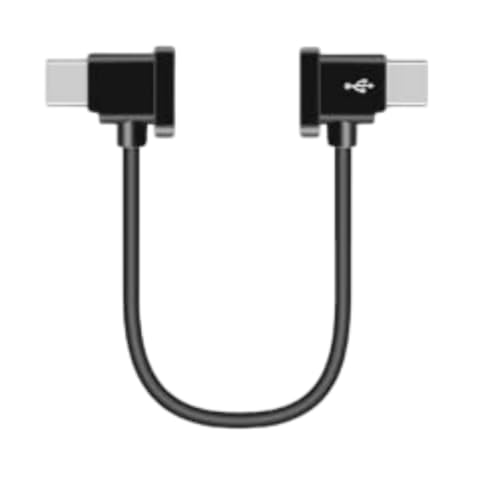 ELFOG® Data Cable Suitable For Mavic Air 2S / DJI FPV Flight Glasses V2 / Mavic Mini2 / Osmo Pocket 2 Mobile Phone Tablet Remote Control Cable 15cm Type-C to Type-C Cable(TYPE C)
