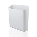 Picowe Magnetic Laundry Storage, Large Lint Holder Bin, Space-Saving Trash Container Hanging on Dryer, Washer or Wall Mount (Gray White)
