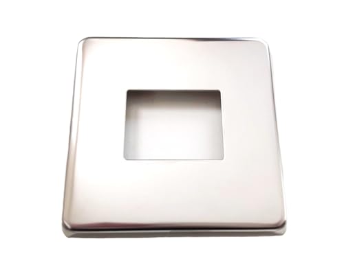 Light Switch Cover Plate Conversion in Victorian Chrome Single/Double Stick on (Double Light Switch Cover Plate)