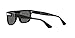 Persol PO3271S Rectangular Sunglasses, Black/Green Polarized, 55 mm