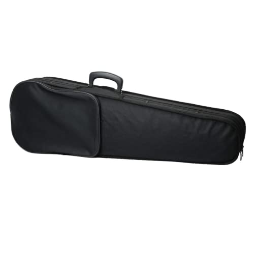 MOSLOM Nylon Black Triangle Enhanced 4/4 Acoustic Violin Case full (Beige)
