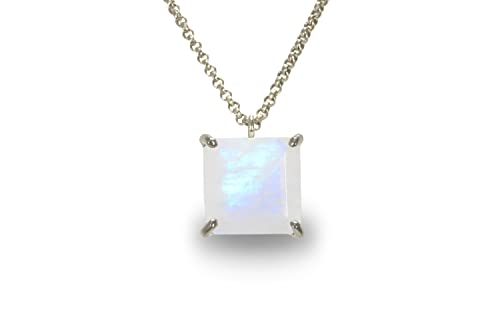 Bijoux séduisants en pierre de lune, collier d'exception en or 14K