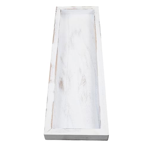 Plato rectangular rústico elevado que evita manchas de cera en tus muebles 2