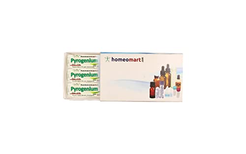 Homeomart.com Pyrogenium Homeopathy Pellets (Pills) in 1M Potency, Pack of 3