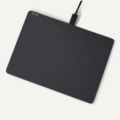 Image of Amazon Basics Multi-Touch Trackpad with Dual Device Control, Wireless Touchpad for Windows PC, Rechargeable, 6.4-inch, Black