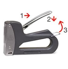 Kit Fissatrice Manuale con 5000 Punti Inclusi - Graffatrice per Tappezzeria, Stoffa, Carta, Sedie, Divani e Fai da Te