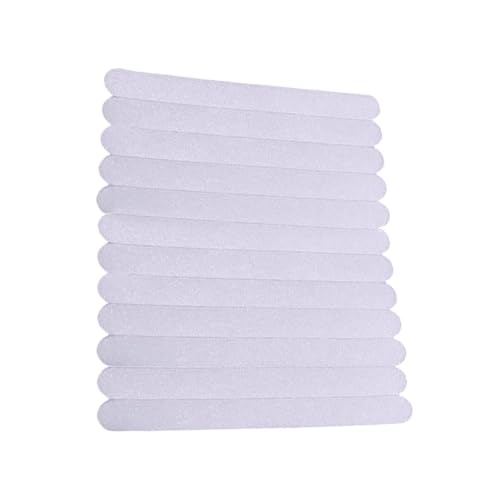 Aosekaa 12 Pieces Snowboard Non Slip Stickers Stomp Pad Mat Textured Provides Grip for Snowboarding Transparent Ski Stickers