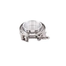 Mishimoto Aluminum V-Band Clamp, 2.5" 63.5mm, silver - MMCLAMP-VA-25