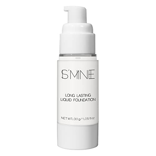 Is'mine White Liquid Foundation Makeup, Matte Flawless Finish Foundation, Vegan & Cruelty-Free (1.05 Fl Oz, 041) #TOP1